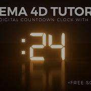 How To Create A Digital Countdown Clock In Cinema 4D Freebie