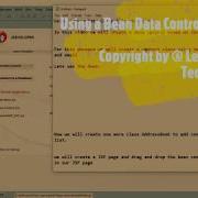 Oracle ADF Using A Bean Data Control In Oracle ADF