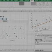 Excel диаграмма рассеяния с опорной линией