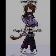 IF MY LANGUAGES CR TIKTOK Gacha Shorts Meme Gachaclub Gachalife Animation Oc Cat