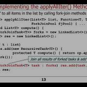 Evaluating The ApplyAllIter Java Fork Join Framework Programming Model