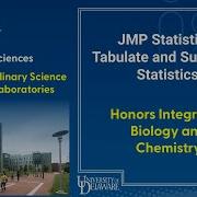 JMP 11 Tabulate And Summary Statistics