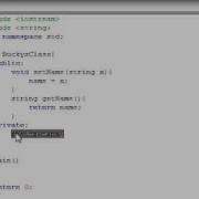 Buckys C Programming Tutorials 13 Using Variables In Classes
