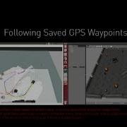 Continuous GPS Waypoint Navigation Simulation Results