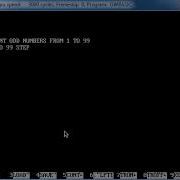 A Program In Gw Basic Programming By Using For And Next Loop