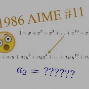 1986 AIME Problem 11 Rewriting A Polynomial