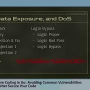 GopherCon 2022 Secure Coding In Go Avoiding Common Vulnerabilities Benji Vesterby