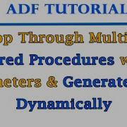 Loop Through Multiple Stored Procedures With Parameters Generate Files Dynamically In Data Factory