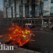 Bus And Cars Burned In Anti Immigration Protests In Belfast After Stabbing