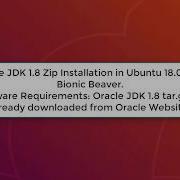 Oracle JDK 1 8 Java 8 Zip Installation In Ubuntu 18 04 LTS Bionic Beaver Java 8 In Ubuntu 18 04