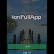 IonFullApp Ionic Template Ionic Framework Starter App