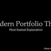 Modern Portfolio Theory Explained With Python Sharpe Ratio Optimization Project