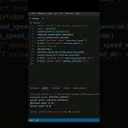 Internet Speed Test In Python Python Programming Coding