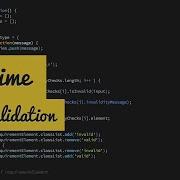 Realtime Form Validation