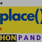 Replace Replace String Using Regular Expression In Pandas DataFrame C04