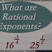 Evaluating Numbers With Rational Exponents Using Radicals