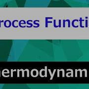 Process Function AKA Path Functions Thermodynamics Class 23