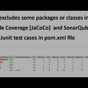 How Excludes Some Packages Or Classes In JaCoCo And SonarQube For JUnit Coverage In Pom Xml File