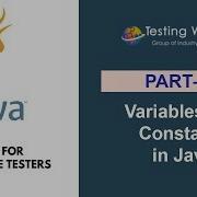 Java For Software Testers Variables And Constants In Java