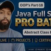 Master OOPs In Java Part 18 Java Abstraction Through Abstract Class CoreJava Day 35