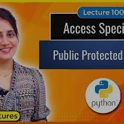 Access Modifiers In Python Public Protected Private Python For Beginners Lec100