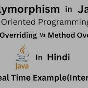 Polymorphism In Java In Hindi Method Overriding Vs Method Overloading Java Tutorial In Hindi