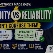 3 4 1 VALIDITY AND RELIABILITY IN RESEARCH A FULL COURSE 2026 FOR TERTIARY LEVEL RESEARCHERS