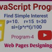 JavaScript Program To Find Simple Interest
