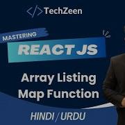 React JS Tutorial 37 Array Listing With Map Function Boost Your React Skills 2024 Hindi Urdu