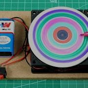 How To Make A Simple Spin Art Machine At Home DIY Spin Art Machine Toy School Science Project