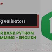 String Validators 19 Hackerrank Python Programming English
