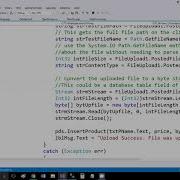 Save Image In SQL Server Example Asp Dot Net