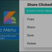 How To Create A Pop Up Menu With Icons In Android Studio Tutorial