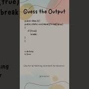 Guess The Output 2 Shorts Java Mcq Java Mcq Lern Java