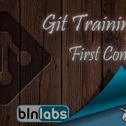 Git Training With TortoiseGit First Commit