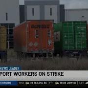 Day Two Of Port Workers Strike