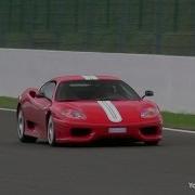 Ferrari 360 Challenge Stradale SOUNDS Loud Downshifts Accelerations