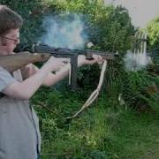Plug Firing Thompson M1A1 Submachine Gun In Action