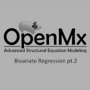 SEM Basics 02 Matrix Specification Simple Regression Pt 2