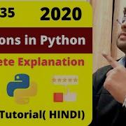 Functions In Python Complete Explanation Python Tutorial 35