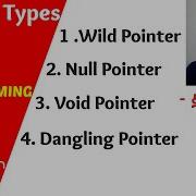 Pointer Types Wild Null Void And Dangling Pointer Electro Vision
