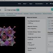 Materials Project Website Walkthrough