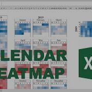 Calendar Heatmap Template Excel