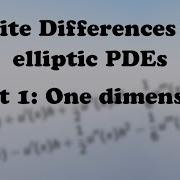 Finite Differences For Elliptic PDEs Part 1 The Basics In One Dimension