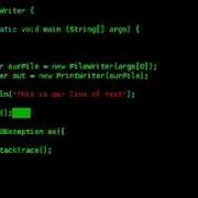 How To Write A Text File In Java Linux