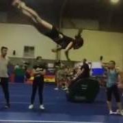Full Twisting Back Layout Slow Mo