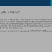 Edit Files With GroupDocs Editor For Java Introduction