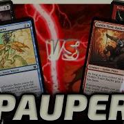Dimir Control Vs Burn Paper Pauper MtG Gameplay 2025