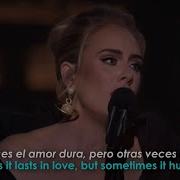 Adele Someone Like You Lyrics Español One Night Only