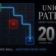 Шаблон динамического программирования для задачи Unique Paths II Подсчет путей с препятствиями